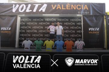 Imagen de la entrega de premios en la Volta a Valencia.